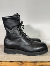 Addison Shoe Company Men’s Combat Boots Size 10.5 R Steel Toe Made In USA