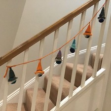 Halloween bunting Decoration eyeballs in hats great frightening fun new handmad