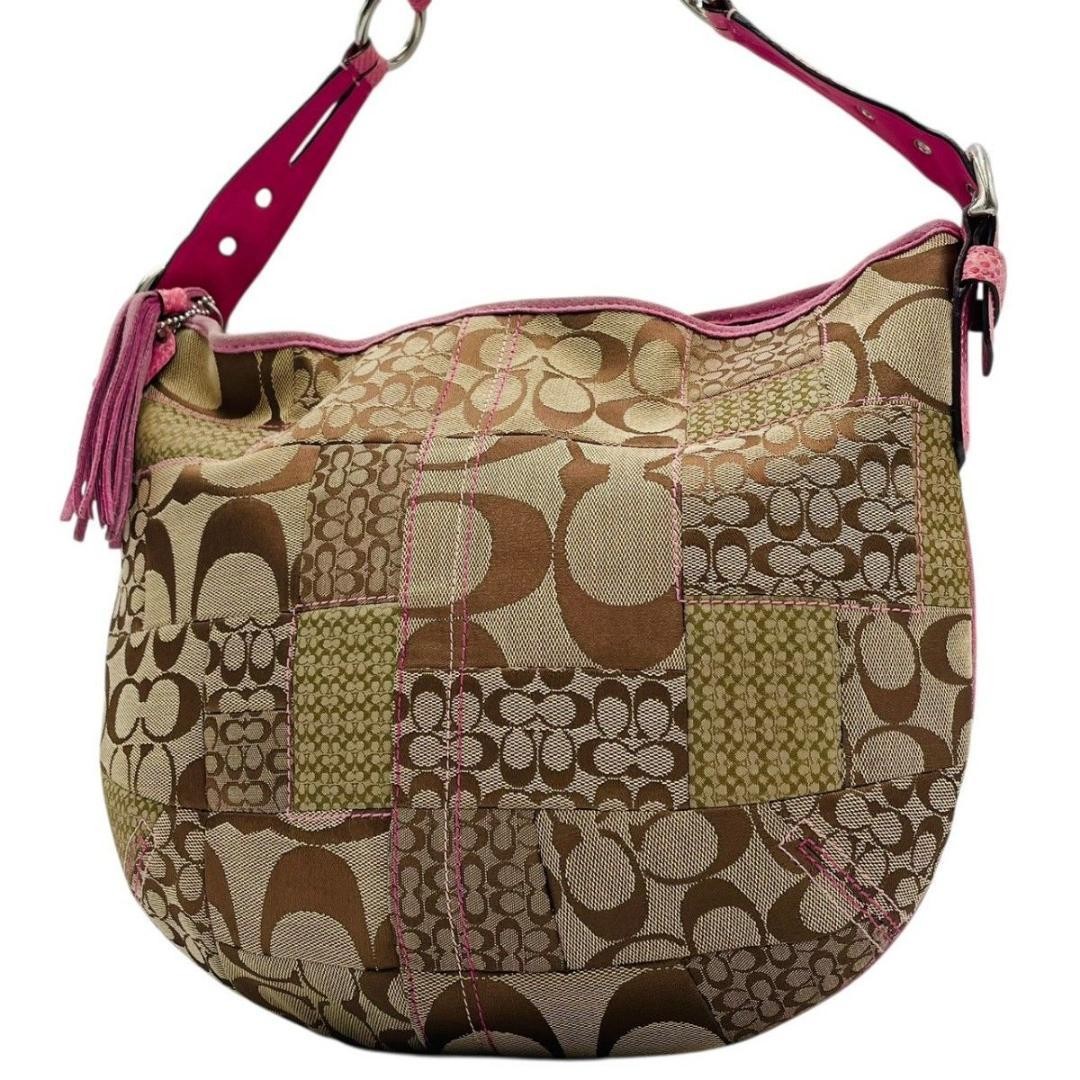 Coach Shoulder Bag One Shoulder Patchwork Signatu… - image 1