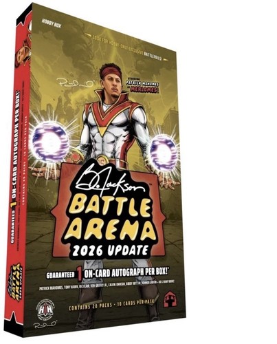 2026 Bo Jackson Battle Arena Patrick Mahomes Update Sealed Hobby Box with 1 Auto
