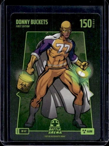2025 Bo Jackson Battle Arena Update 1st Edition Donny Buckets Glow #BF-67