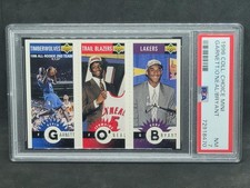 Kobe Bryant / K. Garnett / J. O’neal  RC - 1996-97 Collectors Choice  Mini PSA 7