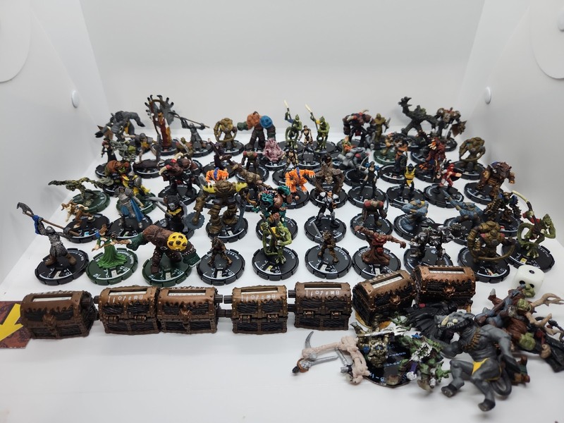 Lot of 60+ Mage Knight Figures- Read Description
