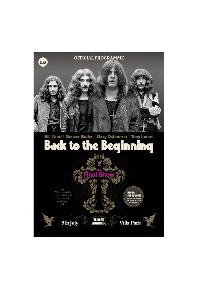 BLACK SABBATH Back to the Beginning公式パンフ BLACK SABBATH Back to the Beginning公式パンフ OFFICIAL BLACK
