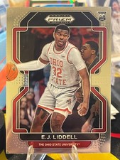 2022 Panini Prizm Draft Picks Basketball E.J. Liddell-#74 RC Ohio State Buckeyes