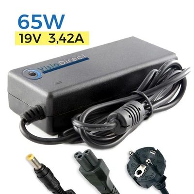 Alimentation pour TOSHIBA Satellite C50D-A-120 C50D-A-133 C50D-A-138 65W 19V - Photo 1/2