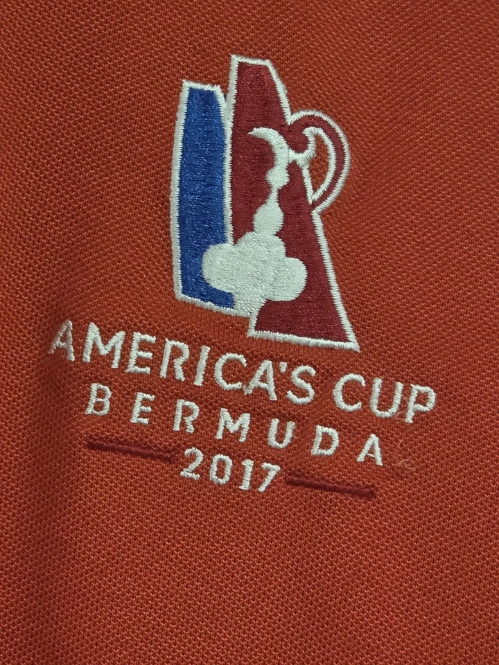 Camisa Polo de Golf VINEYARD VINES Performance XXL Roja Copa América Bermudas 2017 Foto 2 de 4