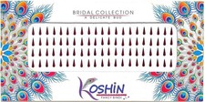 Indian Traditional Tilak Shape Small Size Bindi Maroon Color For Women e096
