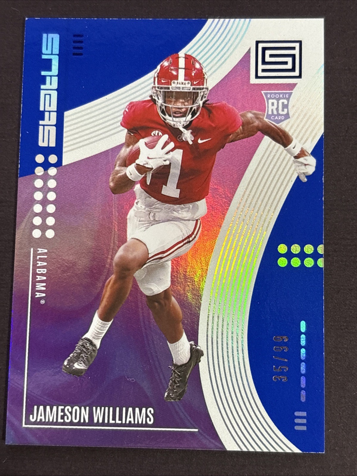 2022 Panini Chronicles Draft Picks - Status Jameson Williams #5 Blue /99 (RC)