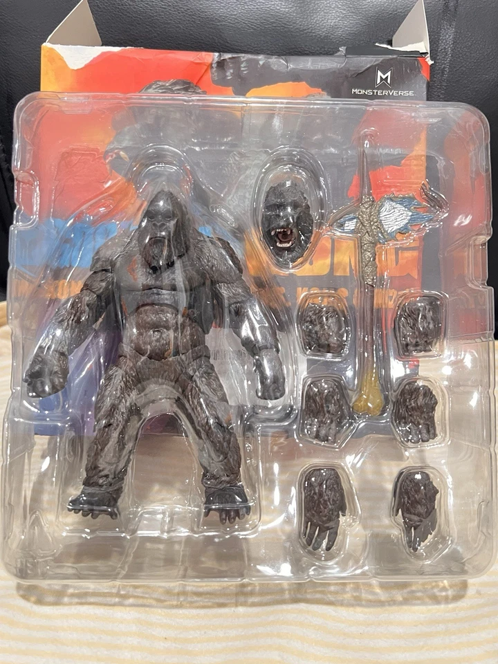 S.H. Figura de acción MonsterArts King Kong de la película 2021 Godzilla vs. Kong Foto 3 de 4