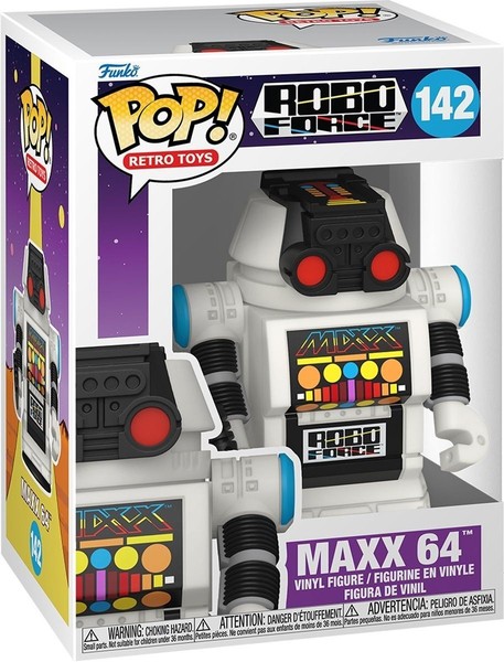 Gadget - Roboforce: Funko Pop! Retro Toys - Maxx 64 (Vinyl Figure 142) -D- Funko-image