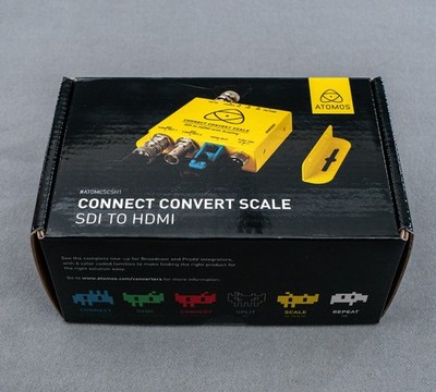 Atomos ATOMCSCSH1 Connect Convert Scale SDI to HDMI Upscaling Converter NEW