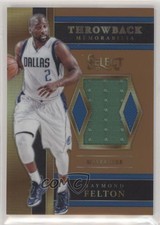 2017 Panini Select Throwback Memorabilia Copper Prizm 42/49 Raymond Felton ly9
