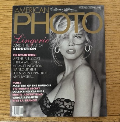 1995 American Photo Magazine Lingerie Issue Claudia Schiffer Anna Nicole Smith