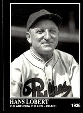 1992 Conlon Collection TSN Hans Lobert Philadelphia Phillies #392