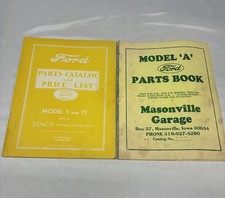 Lot Of 2 Ford Parts Catalogues For Ford Models A T And Tt Lot Of 2 Ford Parts Catalogues For Ford Models A T And Tt