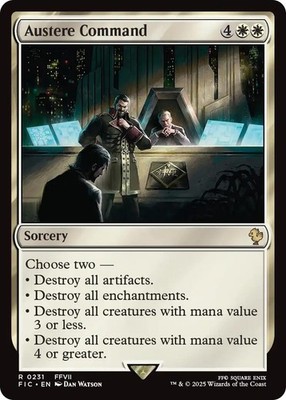 Austere Command-231-NM-Commander: FINAL FANTASY-Magic
