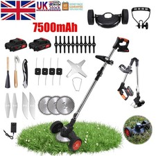 Cordless Strimmer 24V Bundle Grass Trimmer Kit Garden Electric Lawn Edger Cutter