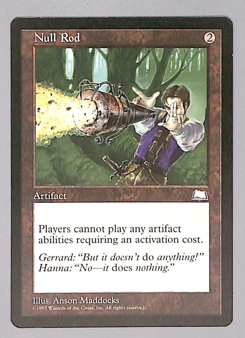 Null Rod - 154 - Weatherlight (WTH) MTG