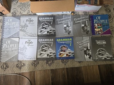 Abeka Grade 7 Homeschool Grammar Literature Vocab Lot Teacher Student Level I