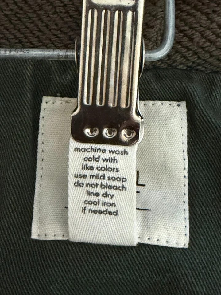 Tillys Full Tilt Hooded Military Green Utility Jacket Size S Fleece Lined Y2K - Image 4 of 4