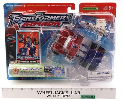 Optimus Prime W/ Over-Run Transformers Armada 2002 Hasbro Figure NEW SEALED
