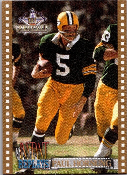 1994 Ted Williams Roger Staubach's NFL #IR7 Paul Hornung Instant Replays