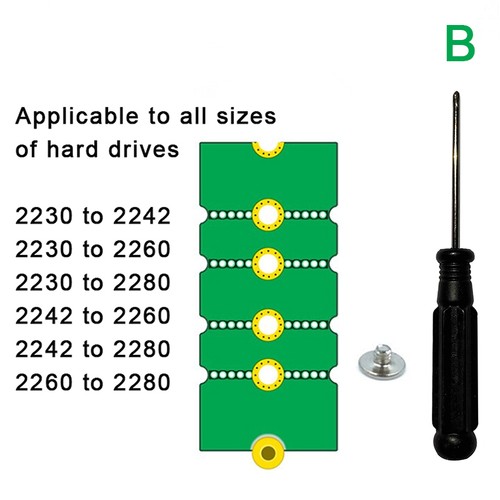 NGFF M.2 SSD Adapter Card 2242 To 2280 2230 To 2280 Transfer Card Adapter - Afbeelding 6 van 12