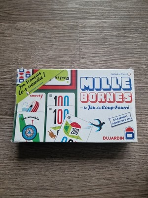 Mille BORNES Le Jeu Du Coup-Fourré Card Game Französisch Original Neu In OVP 