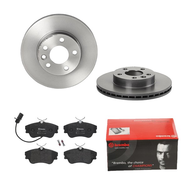 Brembo Bremsscheiben Ø280MM + BremsbelÄGe Vorne FÜR VW Transporter T4 Skoda VW-image