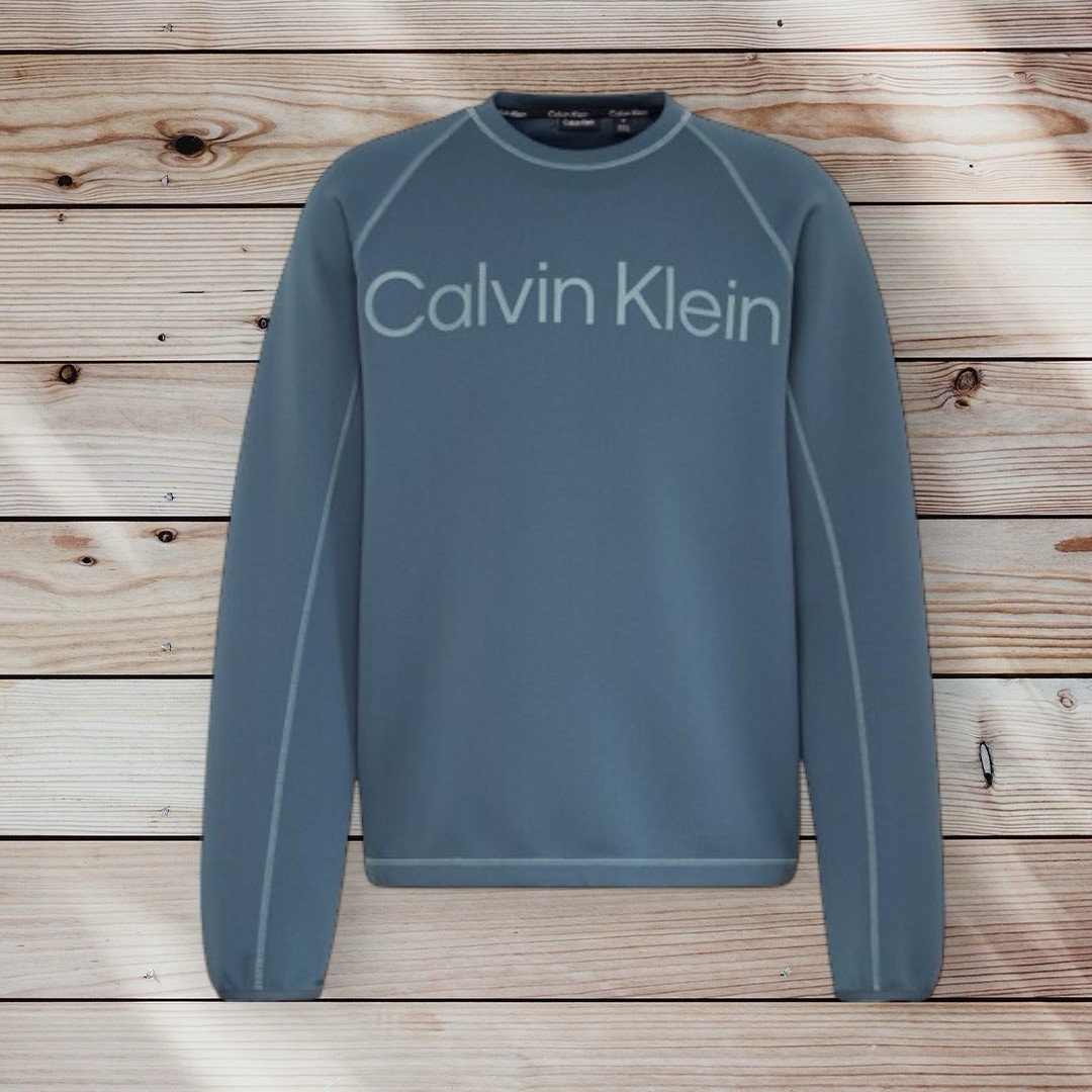 Calvin Klein Monogram Performance Training Fleece Sweatshirt/Pullover/Jumper XL