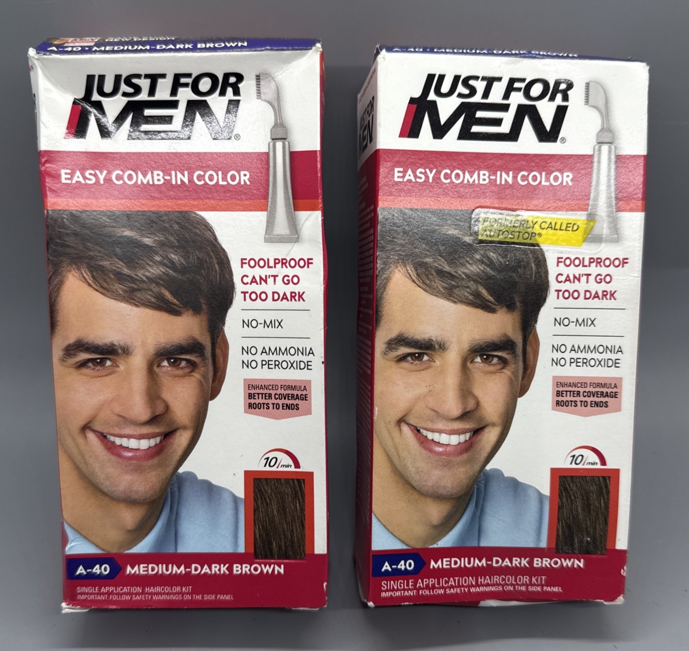 Mens Hair Dye Medium-dark Brown A-40 Autostop