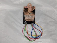 PEPPERELL Stretch Magic Silkies Necklace Cords 2mm, 6 Pack, Pink, Blue, Red,