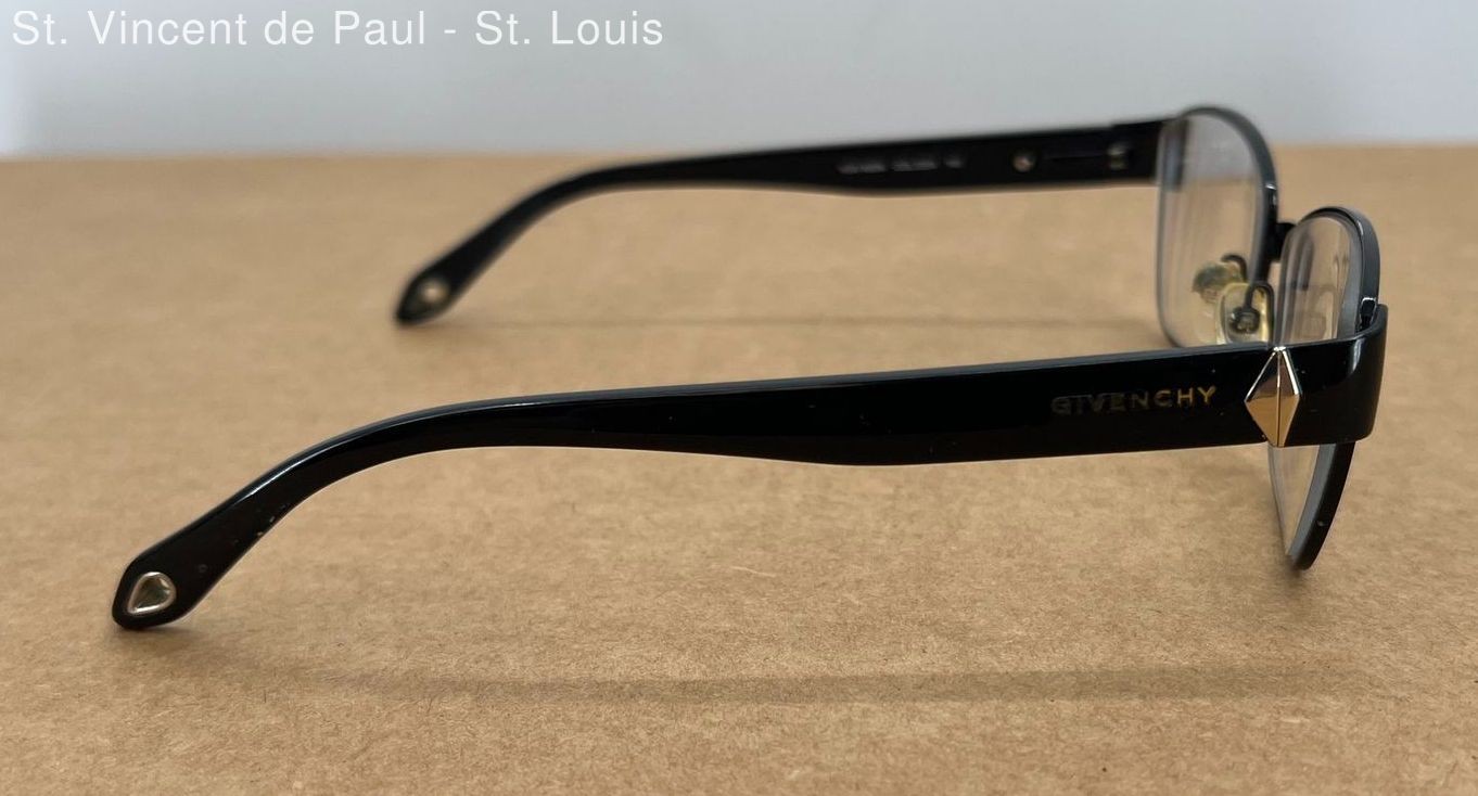 Givenchy Brown Solid Plastic Eyeglass Frames VGV … - image 6