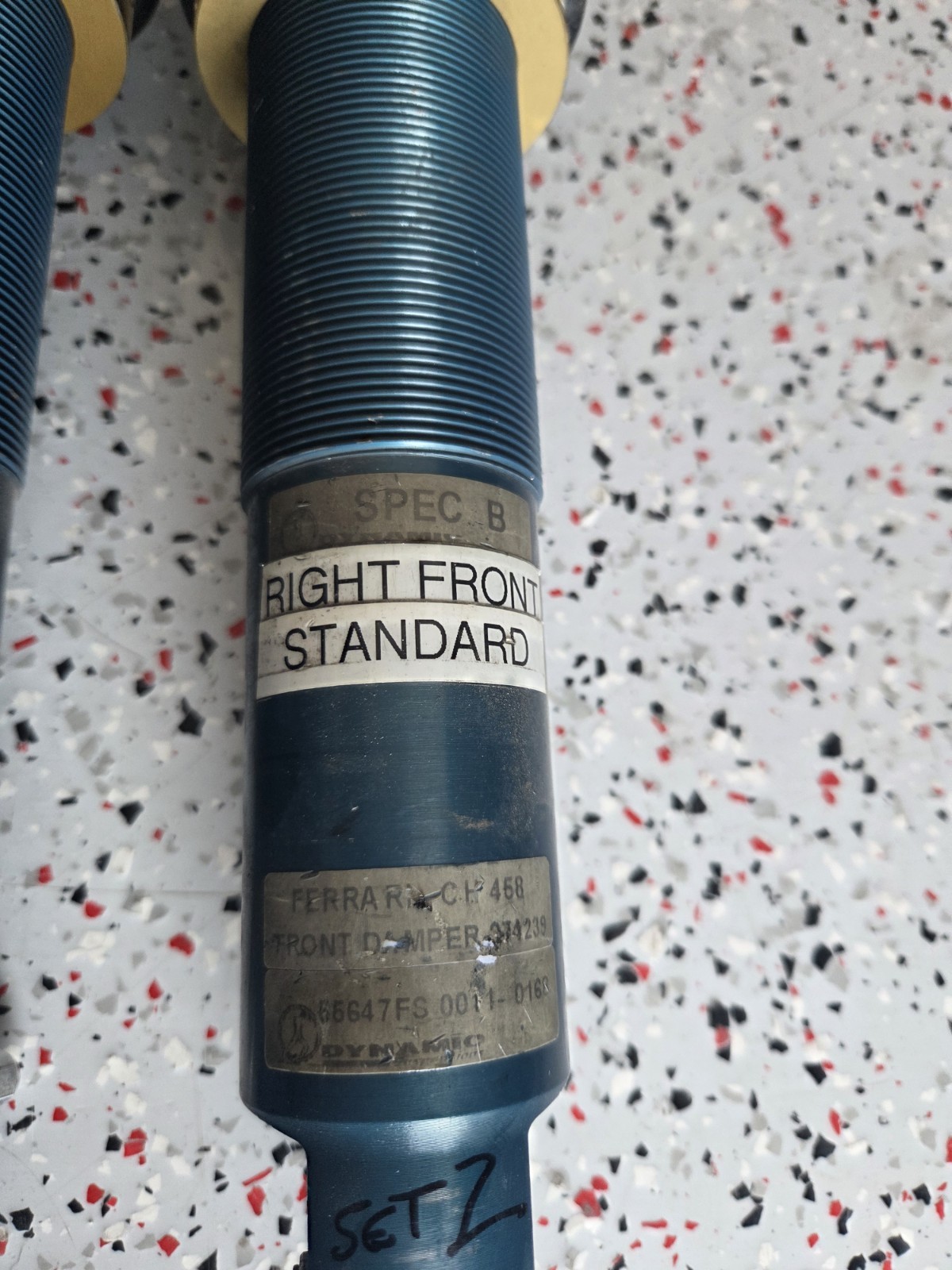 Set of 4 Front & Rear Shock Shocks for Ferrari 458 Challenge 2015