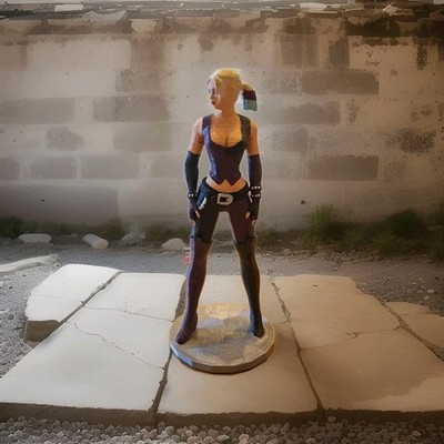 Joker 's Harley Quinn Statue Figur - modelliert in 1/12 - 1/14