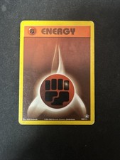 Fighting Energy 106/111 Common Neo Genesis Unlimited Pokemon Card WOTC D8