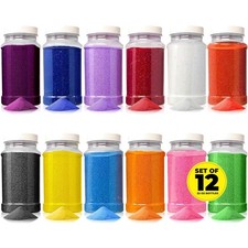 16.5 Pound Colored Play Sand - Assorted Colorful Craft Art Available in 12 Co...
