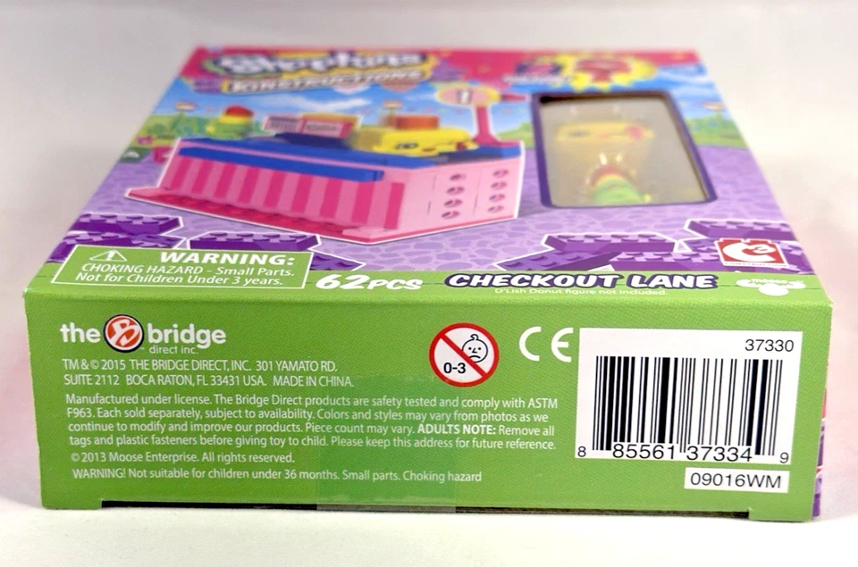 Shopkins Kinstructions Mini Pack Building Set 62 Pieces - New, Factory Sealed - Image 4 of 4