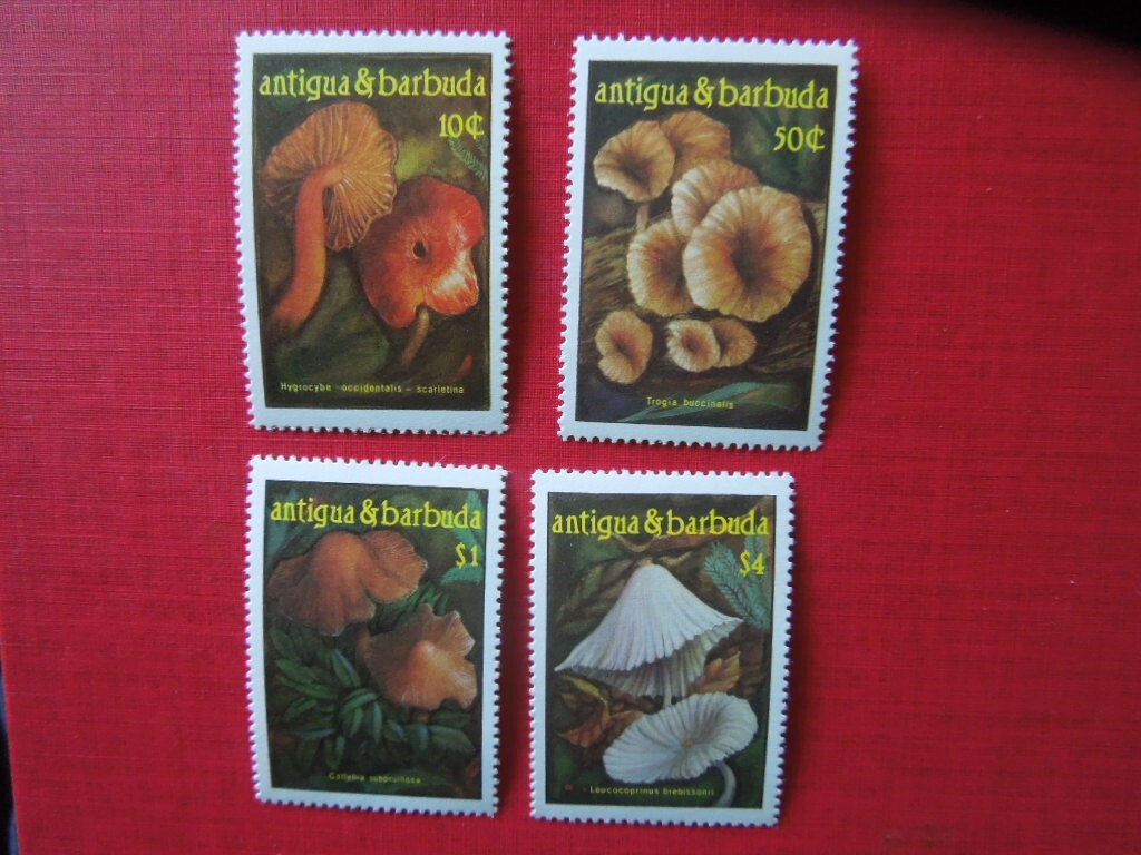 G4578 ANTIGUA & BARBUDA 1986 MUSHROOMS SET MNH | eBay