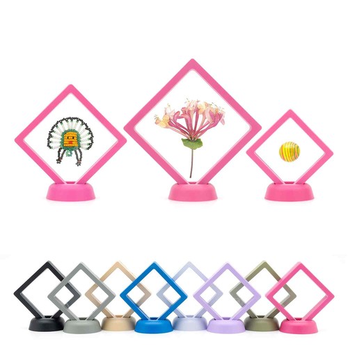 Schweberahmen 3D Display Schmuck Anhänger Münze Ring Box Etui & Ständer 5er-Pack UK - Bild 8 von 89