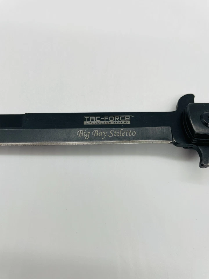 Cuchillo Plegable TAC-FORCE Speedster Big Boy Stiletto Línea Táctica TE547 440 Foto 3 de 4