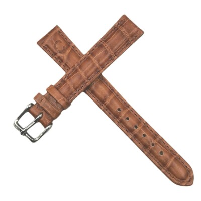 NEW OLD STOCK - 14 MM - STRAP - BAND - GENUINE LEATHER - SWISS WATCH - BRACELET