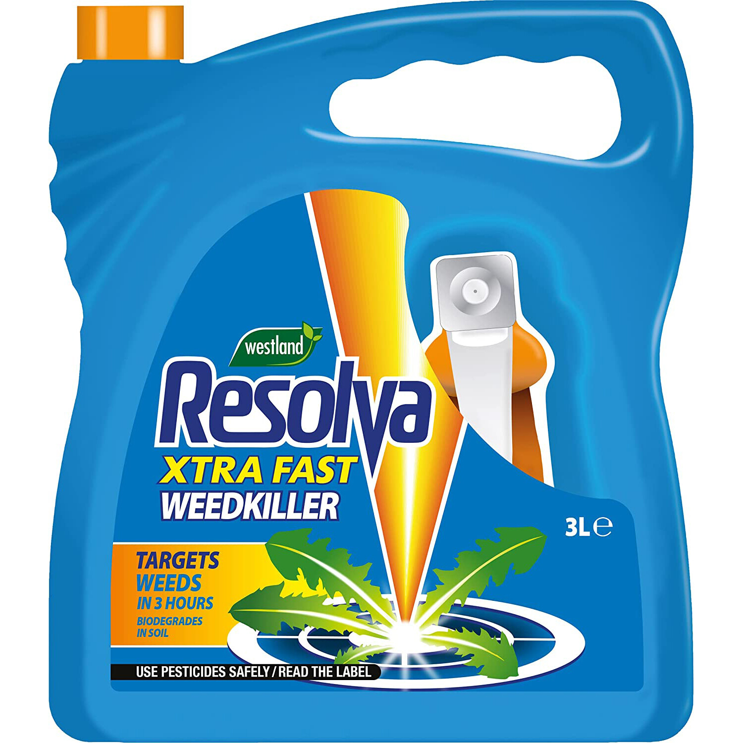 Resolva Xtra Fast Weedkiller Ready to Use for Home & Garden Use 3L Weed
