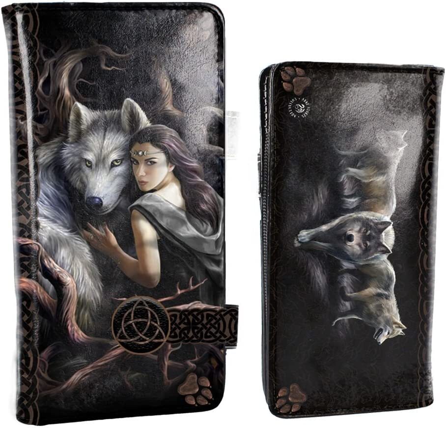Кошелек Nemesis Now B3929K8 Soul Bond Anne Stokes с тиснением 19 см черный искусственная кожа 185 см 7490₽
