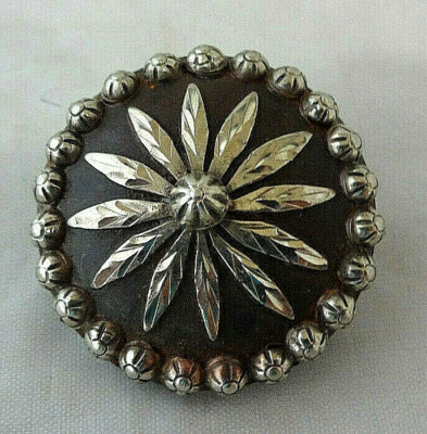 Desert Flower Conchos Hansen Western Gear Silver Plate Screw