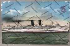 antique postcard SS Yale and SS Harvard Los Angeles Steamship Co boat ship