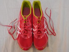 WOMEN'S sz8.5 ASICS PINK FIELD  TRACK RUNNING SHOE CLEATS KD6429