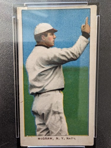 T206 John McGraw Finger In Air PSA 5 POP 5 9 Higher Piedmont 150 24 1909-11 HOF - Picture 3 of 7