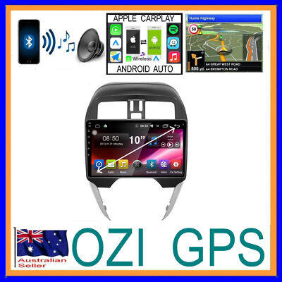 for NISSAN MICRA 2015-16 GPS APPLE CARPLAY ANDROID AUTO CAMERA ODB DAB+ TPMS DVR